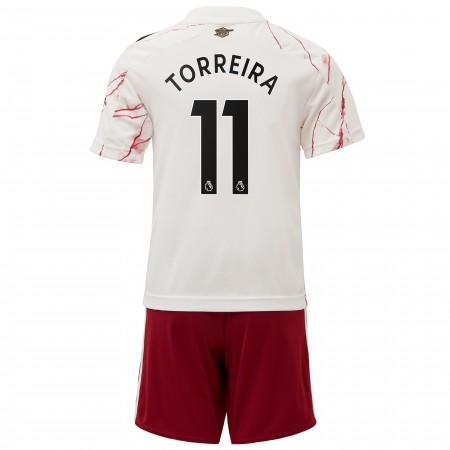 Billiga Fotbollströjor Arsenal Torreira 11 Barn Borta tröja 2020/21 Kortärmad